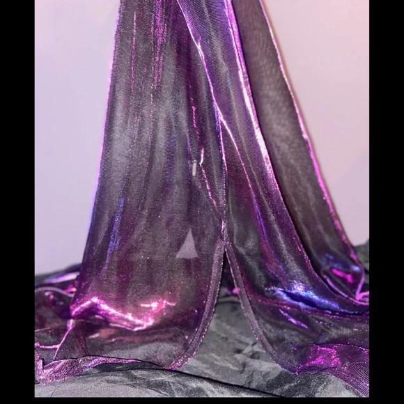 **SOLD**FOREVER 21 sparkly sheer midi festival dress - Picture 3 of 4